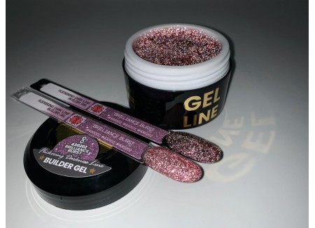 FLICKERING DARK LINE BUILDER GEL - GLOW MIRAGE 15ml
